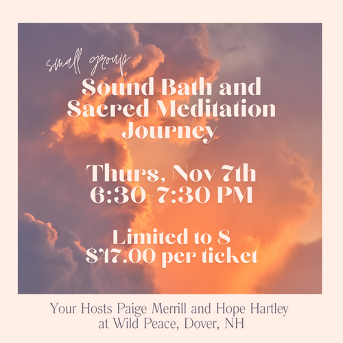 Sound Bath Event 11/7